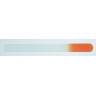 Skleněný barevný pilník 200/3 mm barva oranžová