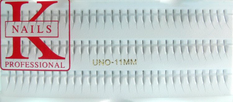 Řasy na prodlužování řas 11 mm černé Řasy na prodlužování řas 11 mm černé - Péče o ruce Umělé řasy a trsy Prodlužování řas