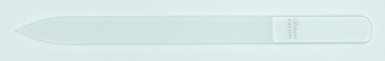 Skleněný pilník 140/2 mm čirý Skleněný pilník 140/2 mm čirý - Péče o ruce Leštičky, leštící bloky a pilníky na nehty pro nehtovou modeláž a manikúru Skleněné a barevné pilníky na manikúru Jednobarevné čiré