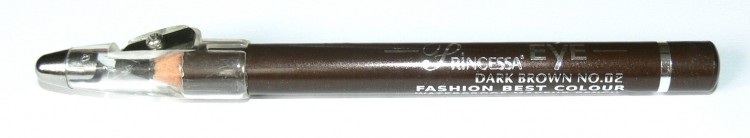 Princessa EYE SHADOW PENCIL tužka stínovací voděodolná s ořezávátkem tmavě hnědá Princessa EYE SHADOW PENCIL tužka stínovací voděodolná s ořezávátkem tmavě hnědá - Péče o ruce Dekorativní kosmetika Tužky stínovací