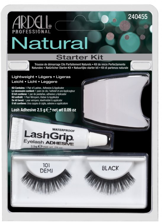 Startovací sada nalepovacích řas Ardell Natural Lashes 101 demi black Startovací sada nalepovacích řas Ardell Natural Lashes 101 demi black - Péče o ruce Umělé řasy a trsy Sady nalepovacích řas Ardell