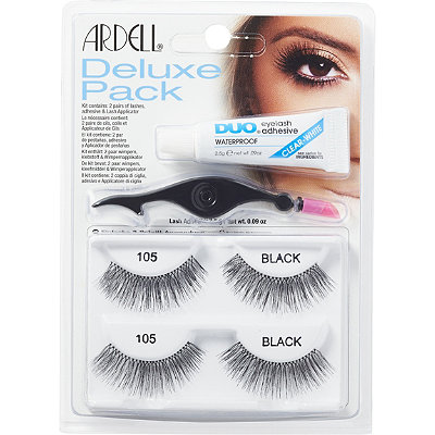 Nalepovací řasy Ardell DeLuxe Pack 105 black Nalepovací řasy Ardell DeLuxe Pack 105 black - Péče o ruce Umělé řasy a trsy Sady nalepovacích řas Ardell