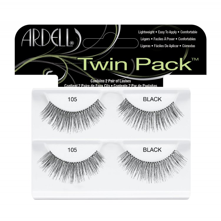 Startovací sada nalepovacích řas Ardell Twinpack Lashes 105 black Startovací sada nalepovacích řas Ardell Twinpack Lashes 105 black - Péče o ruce Umělé řasy a trsy Sady nalepovacích řas Ardell