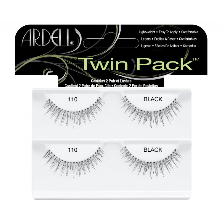 Startovací sada nalepovacích řas Ardell Twinpack Lashes 110 black Startovací sada nalepovacích řas Ardell Twinpack Lashes 110 black - Péče o ruce Umělé řasy a trsy Sady nalepovacích řas Ardell
