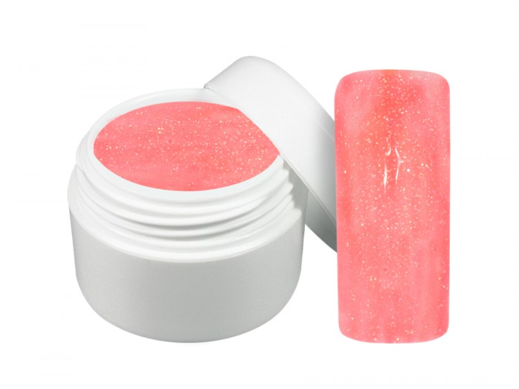 UV gel barevný neon glitter červený 5 ml UV gel barevný neon glitter červený 5 ml - Péče o ruce Barevné UV gely Neonové a pastelové barevné UV gely