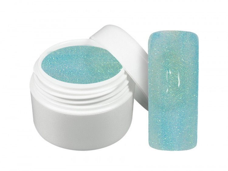 UV gel barevný neon glitter modrý 5 ml UV gel barevný neon glitter modrý 5 ml - Péče o ruce Barevné UV gely Neonové a pastelové barevné UV gely