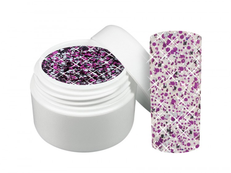 UV gel barevný třpytivý Flash 5 ml UV gel barevný třpytivý Flash 5 ml - Péče o ruce Barevné UV gely Třpytivé barevné UV gely