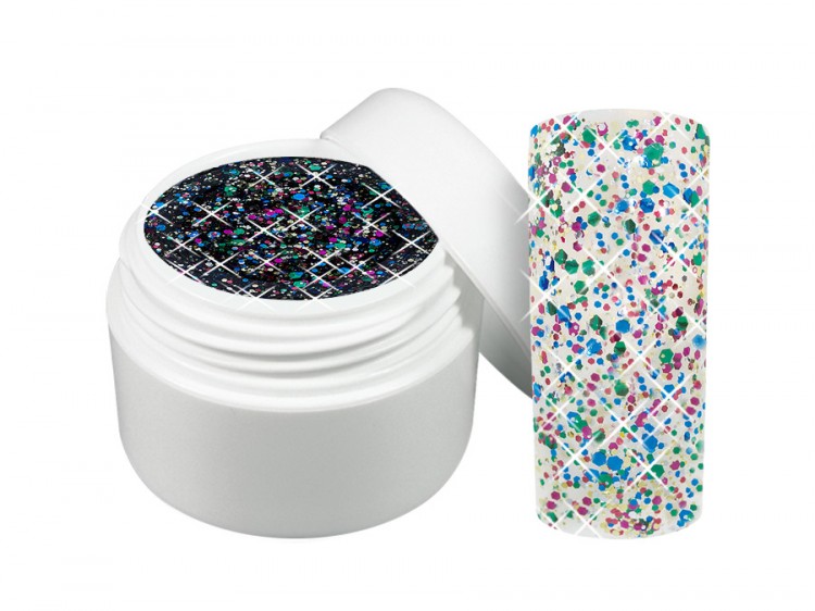 UV gel barevný třpytivý Funky 5 ml UV gel barevný třpytivý Funky 5 ml - Péče o ruce Barevné UV gely Třpytivé barevné UV gely