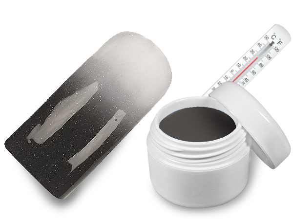 WZ nails Hot - cold UV gel antracit-bílá metalická 5 ml WZ nails Hot - cold UV gel antracit-bílá metalická 5 ml - Péče o ruce Barevné UV gely Hot & Cold UV gely
