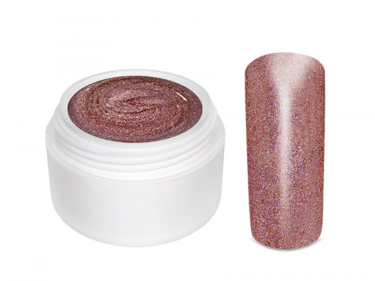 UV gel barevný Extrem GlimmerDarksalmon 5 ml UV gel barevný Extrem GlimmerDarksalmon 5 ml - Péče o ruce Barevné UV gely Třpytivé barevné UV gely