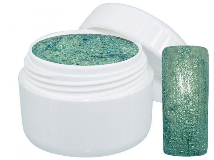 UV gel barevný Extrem Glimmer Emerald 5 ml UV gel barevný Extrem Glimmer Emerald 5 ml - Péče o ruce Barevné UV gely Třpytivé barevné UV gely