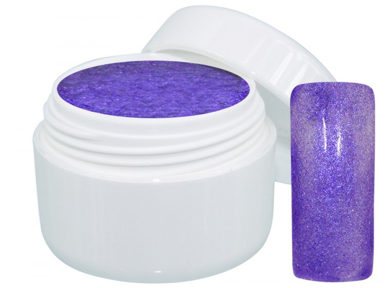UV gel barevný Extrem Glimmer Purple 5 ml UV gel barevný Extrem Glimmer Purple 5 ml - Péče o ruce Barevné UV gely Třpytivé barevné UV gely