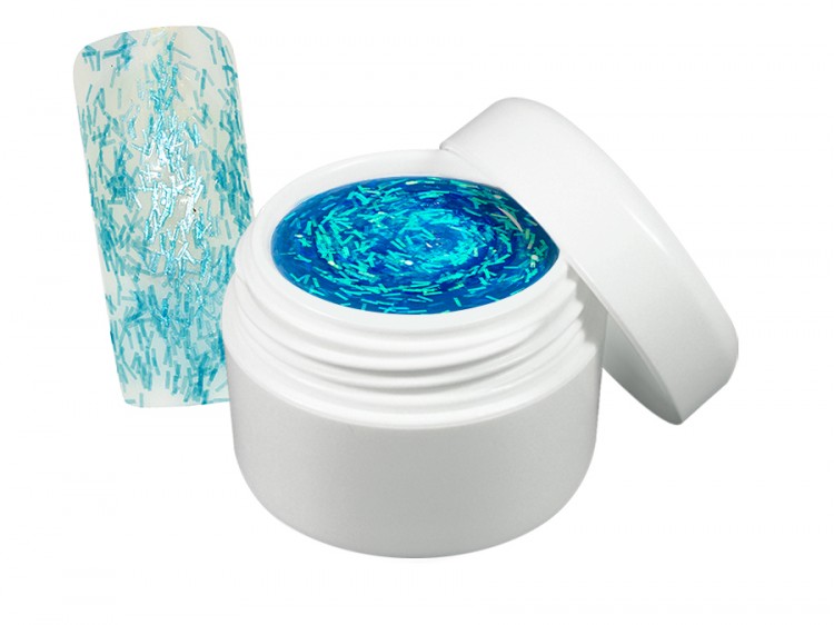 UV gel barevný flitter ocean 5 ml UV gel barevný flitter ocean 5 ml - Péče o ruce Barevné UV gely Flitrové barevné UV gely