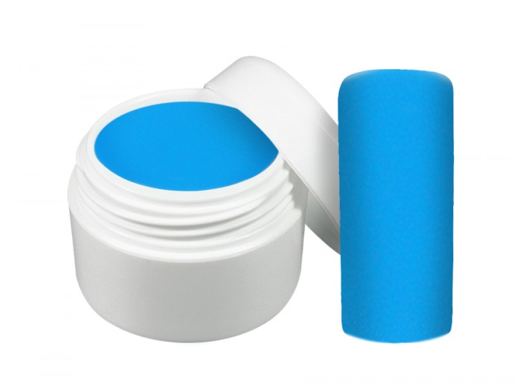 UV gel barevný neon modrý 5 ml UV gel barevný neon modrý 5 ml - Péče o ruce Barevné UV gely Neonové a pastelové barevné UV gely