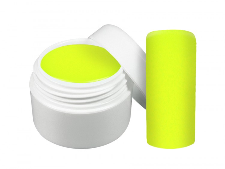 UV gel barevný neon žlutý 5 ml UV gel barevný neon žlutý 5 ml - Péče o ruce Barevné UV gely Neonové a pastelové barevné UV gely