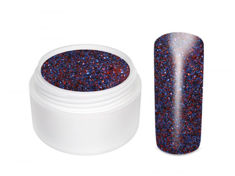 UV gel barevný glitrový Redblue 5 ml UV gel barevný glitrový Redblue 5 ml - Péče o ruce Barevné UV gely Glitrové barevné UV gely