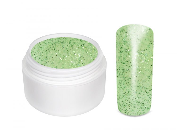 UV gel barevný glitrový Spring Green 5 ml UV gel barevný glitrový Spring Green 5 ml - Péče o ruce Barevné UV gely Glitrové barevné UV gely