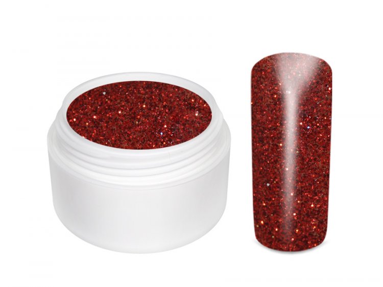 UV gel barevný glitrový Weinrot 5 ml UV gel barevný glitrový Weinrot 5 ml - Péče o ruce Barevné UV gely Glitrové barevné UV gely