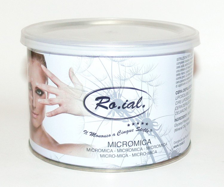 Roial Depilační vosk micromica v plechovce 400 ml Roial Depilační vosk micromica v plechovce 400 ml - Péče o ruce Přípravky na depilaci Depilační vosky