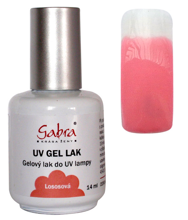 UV gel lak GABRA 03 lososová 14 ml UV gel lak GABRA 03 lososová 14 ml - Péče o ruce Gel laky