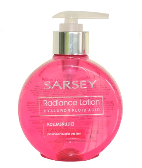 Vivaco Sarsey Rozjasňující pleťová voda s kyselinou hyaluronovou 300 ml