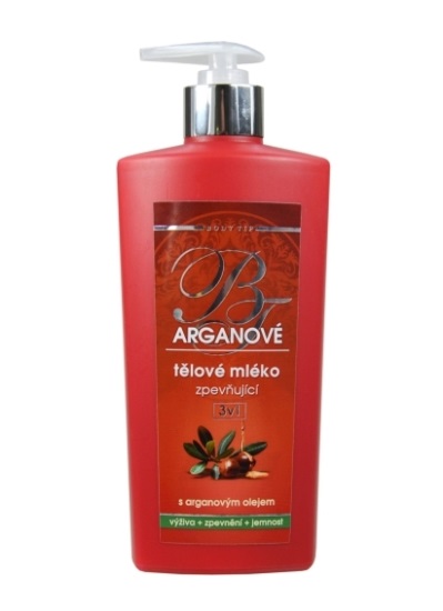 Vivaco Body Tip Arganové tělové mléko zpěvňující 3v1