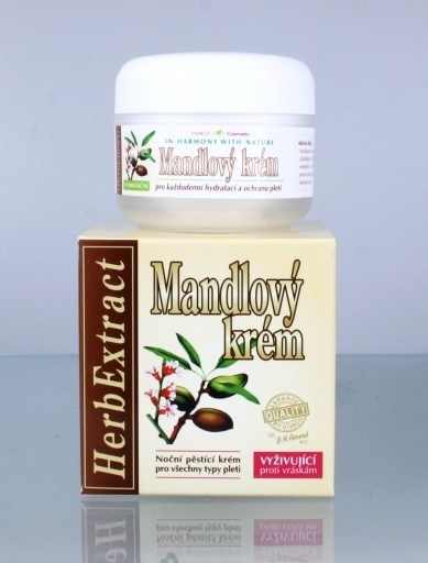 Vivaco Herb Extrakt Mandlový noční krém 50 ml