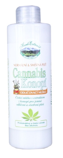 HERB EXTRACT Odličovací mléko Cannabis 200 ml HERB EXTRACT Odličovací mléko Cannabis 200 ml - Péče o ruce Péče o pleť a tělo Vivaco Čistící přípravky