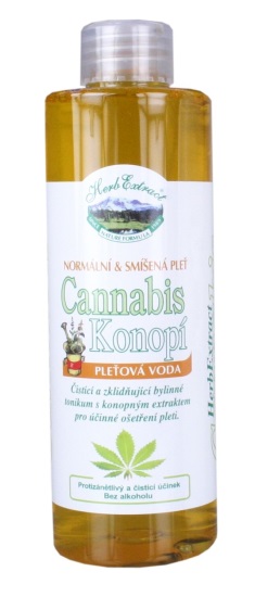 HERB EXTRACT Pleťová voda Cannabis 200 ml HERB EXTRACT Pleťová voda Cannabis 200 ml - Péče o ruce Péče o pleť a tělo Vivaco Čistící přípravky