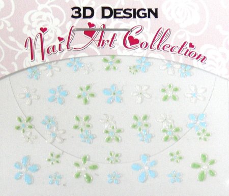 Zdobící nálepky na nehty 3D mini 24905 Zdobící nálepky na nehty 3D mini 24905 - Péče o ruce Zdobící nálepky a obtisky na nehty Zdobící nálepky na nehty 3D mini - samolepící