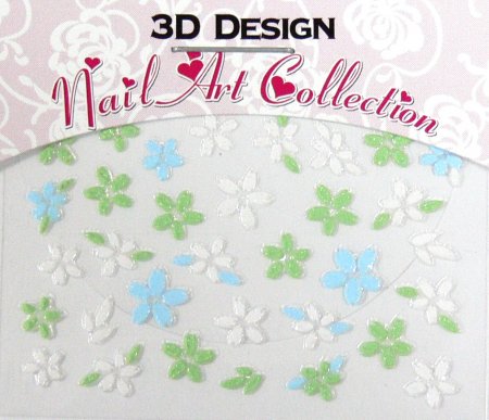 Zdobící nálepky na nehty 3D mini 24906 Zdobící nálepky na nehty 3D mini 24906 - Péče o ruce Zdobící nálepky a obtisky na nehty Zdobící nálepky na nehty 3D mini - samolepící