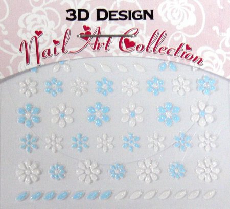 Zdobící nálepky na nehty 3D mini 24907 Zdobící nálepky na nehty 3D mini 24907 - Péče o ruce Zdobící nálepky a obtisky na nehty Zdobící nálepky na nehty 3D mini - samolepící