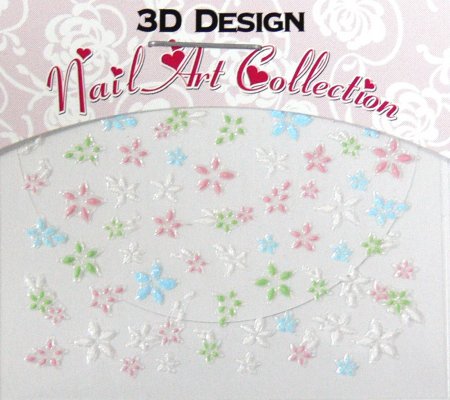 Zdobící nálepky na nehty 3D mini 24910 Zdobící nálepky na nehty 3D mini 24910 - Péče o ruce Zdobící nálepky a obtisky na nehty Zdobící nálepky na nehty 3D mini - samolepící