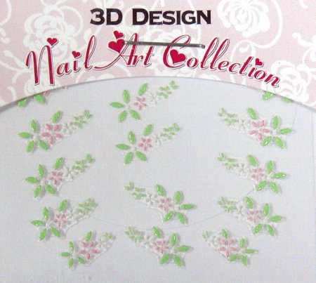 Zdobící nálepky na nehty 3D mini 24913 Zdobící nálepky na nehty 3D mini 24913 - Péče o ruce Zdobící nálepky a obtisky na nehty Zdobící nálepky na nehty 3D mini - samolepící