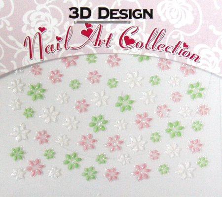 Zdobící nálepky na nehty 3D mini 24914 Zdobící nálepky na nehty 3D mini 24914 - Péče o ruce Zdobící nálepky a obtisky na nehty Zdobící nálepky na nehty 3D mini - samolepící