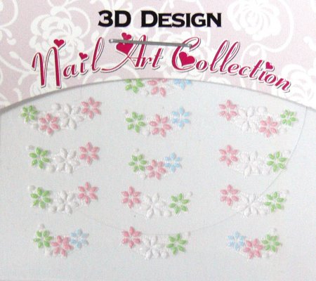 Zdobící nálepky na nehty 3D mini 24915 Zdobící nálepky na nehty 3D mini 24915 - Péče o ruce Zdobící nálepky a obtisky na nehty Zdobící nálepky na nehty 3D mini - samolepící