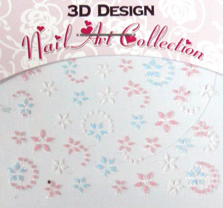 Zdobící nálepky na nehty 3D mini 24921 Zdobící nálepky na nehty 3D mini 24921 - Péče o ruce Zdobící nálepky a obtisky na nehty Zdobící nálepky na nehty 3D mini - samolepící