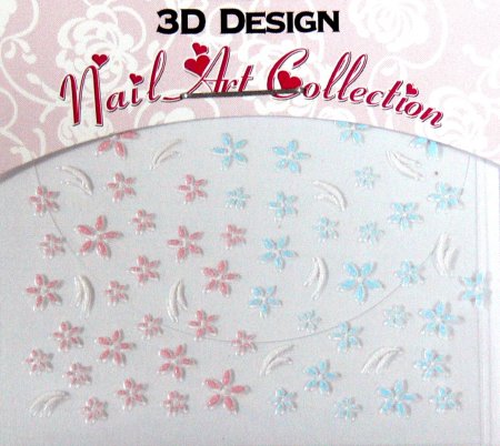 Zdobící nálepky na nehty 3D mini 24922 Zdobící nálepky na nehty 3D mini 24922 - Péče o ruce Zdobící nálepky a obtisky na nehty Zdobící nálepky na nehty 3D mini - samolepící