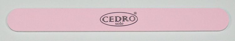 Pilník na nehty 320/320 růžový Cedro Pilník na nehty 320/320 růžový Cedro - Péče o ruce Leštičky, leštící bloky a pilníky na nehty pro nehtovou modeláž a manikúru Pilníky na nehty pro nehtovou modeláž a manikúru - rovné