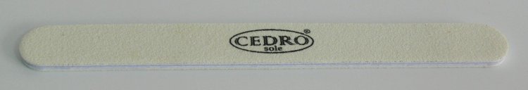 Pilník na nehty 80/80 bílý Cedro Pilník na nehty 80/80 bílý Cedro - Péče o ruce Leštičky, leštící bloky a pilníky na nehty pro nehtovou modeláž a manikúru Pilníky na nehty pro nehtovou modeláž a manikúru - rovné