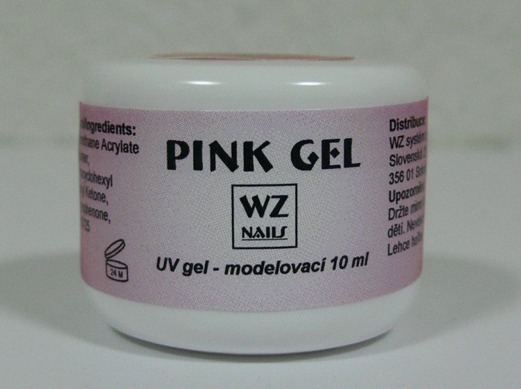 Pink gel - UV gel modelovací 10 ml Pink gel - UV gel modelovací 10 ml - Péče o ruce UV gely UV gely WZ NAILS
