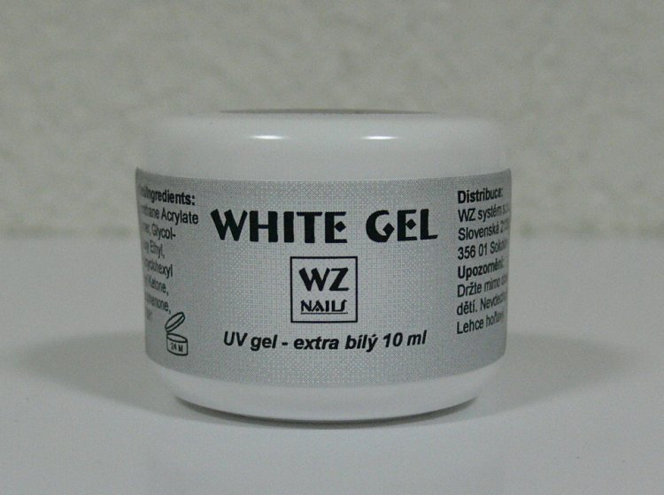 UV gel na francouzskou manikúru White extra gel 10 ml UV gel na francouzskou manikúru White extra gel 10 ml - Péče o ruce UV gely UV gely WZ NAILS