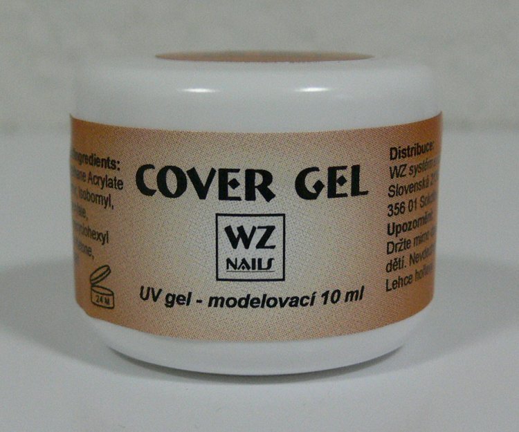 UV gel modelovací kamufláž Cover gel 10 ml UV gel modelovací kamufláž Cover gel 10 ml - Péče o ruce UV gely UV gely WZ NAILS