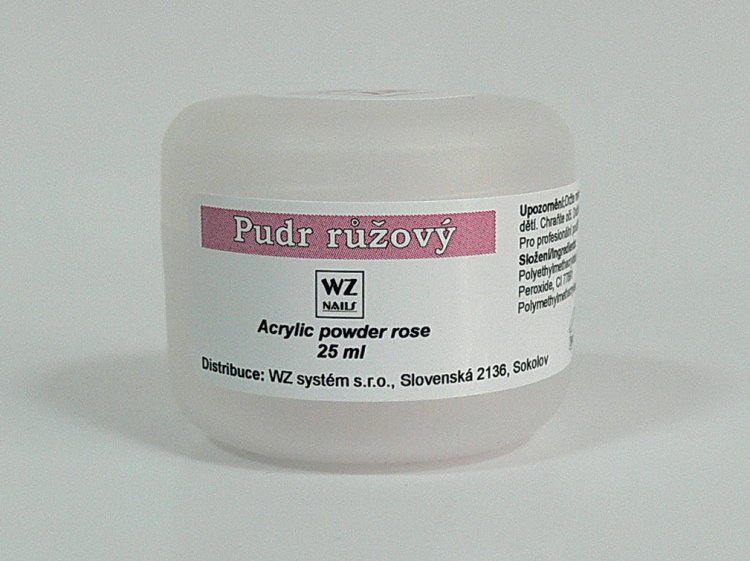 Acrylic powder - akrylový pudr růžový WZ nails - 25 ml | Péče - Akryl - Akryl WZ nails Acrylic powder - akrylový pudr růžový WZ nails - 25 ml | Péče - Akryl - Akryl WZ nails