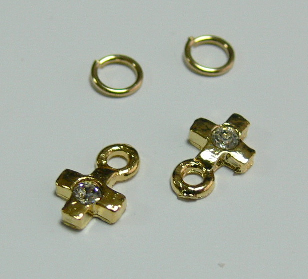 Piercing 590-06 ozdoby na nehty 2 ks Piercing 590-06 ozdoby na nehty 2 ks - Péče o ruce Zdobící nálepky a obtisky na nehty Piercing na nehty