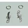 Piercing - ozdoby na nehty - 2 ks 