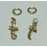 Piercing - ozdoby na nehty - 2 ks 