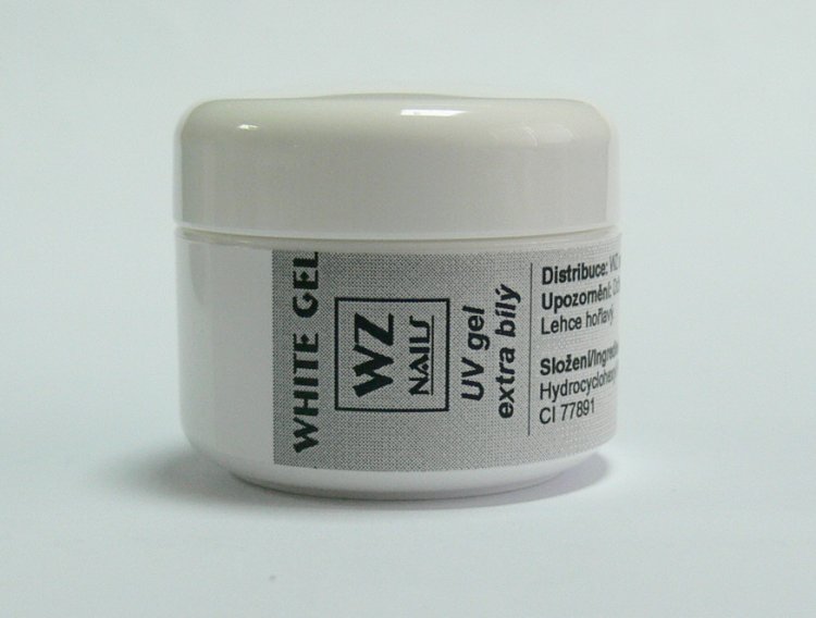 UV gel na francouzskou manikúru White extra gel 5 ml UV gel na francouzskou manikúru White extra gel 5 ml - Péče o ruce UV gely UV gely WZ NAILS