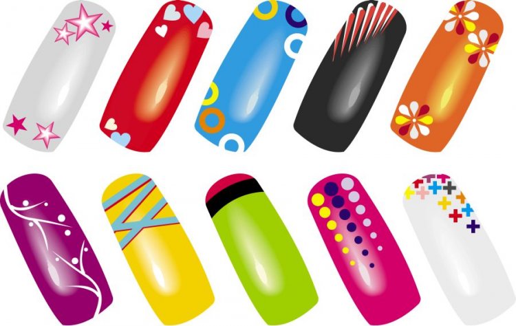 Plakát WZ nails barevná variace Plakát WZ nails barevná variace - Péče o ruce Čističe a příslušenství