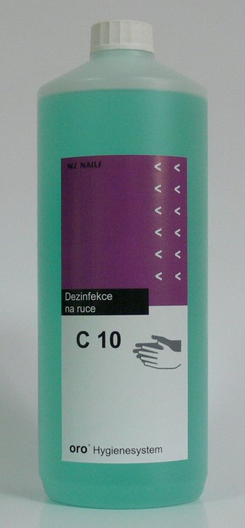 Dezinfekce na ruce C10 alkoholová 1 litr Dezinfekce na ruce C10 alkoholová 1 litr - Péče o ruce Dezinfekce a hygiena Dezinfekce na ruce